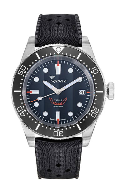 Squale 1545 Black Rubber