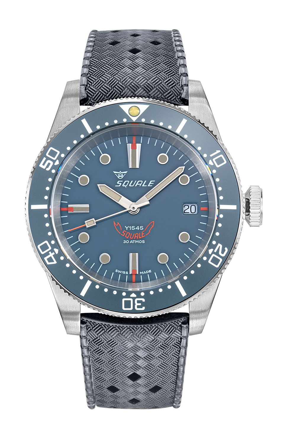 Squale 1545 Grey Rubber