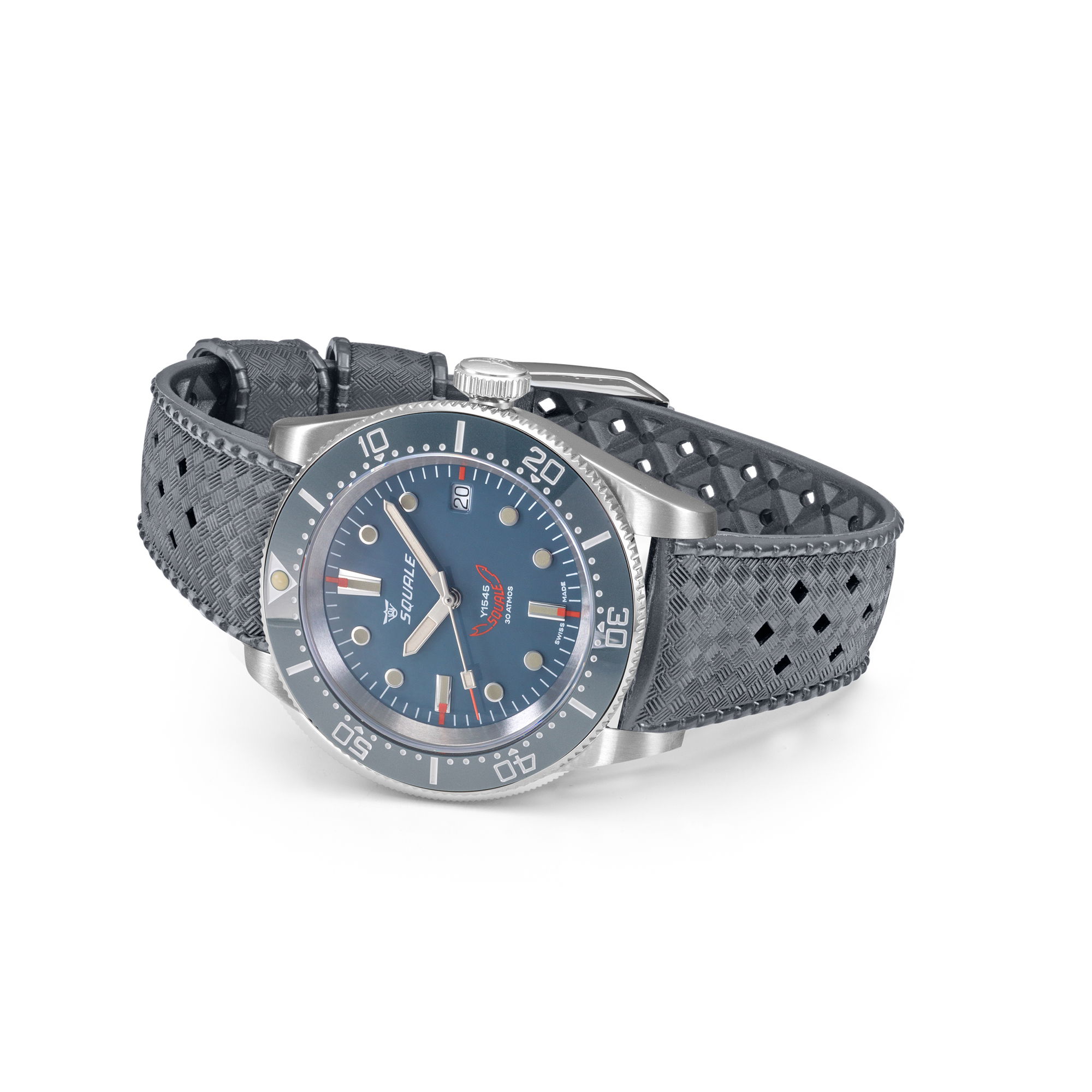 Squale 1545 Grey Rubber