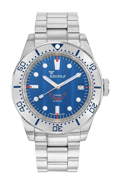 Squale 1545 Steel Blue Bracelet