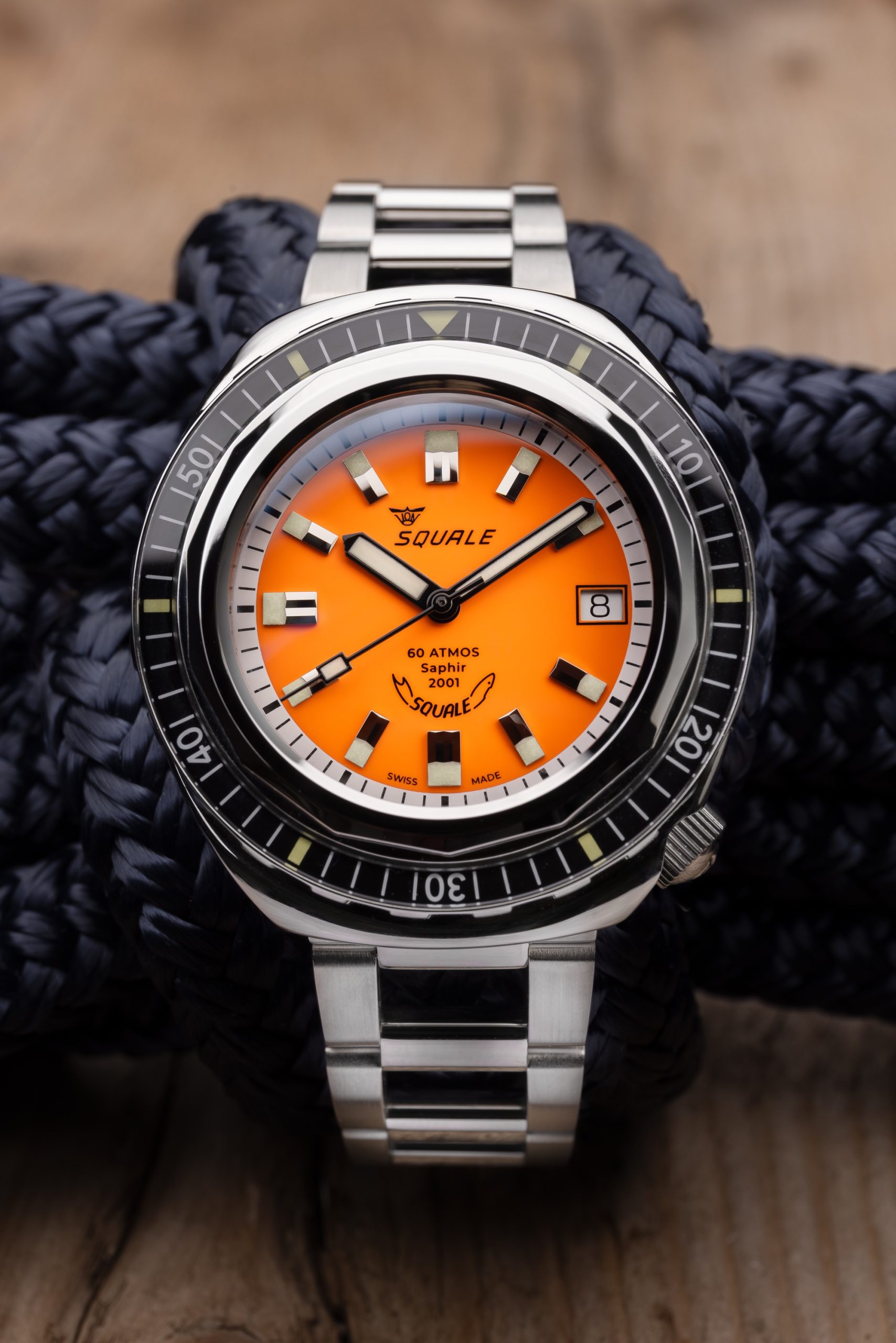 Squale 2001 Reverse Orange