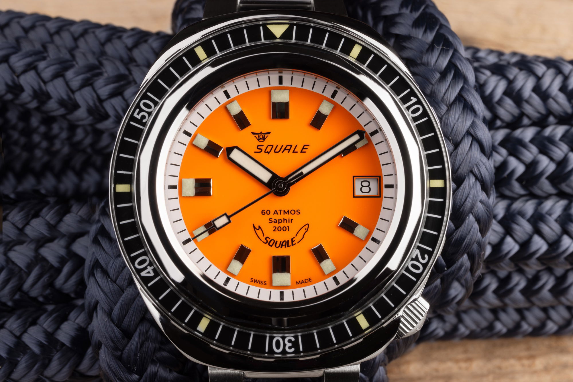 Squale 2001 Reverse Orange