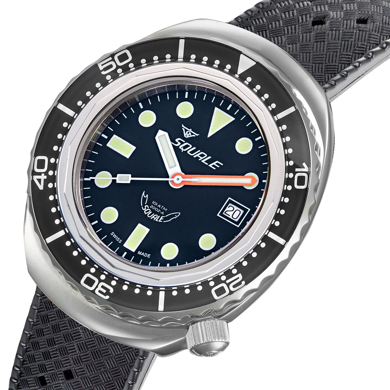 Squale 2002 Black Round Dots