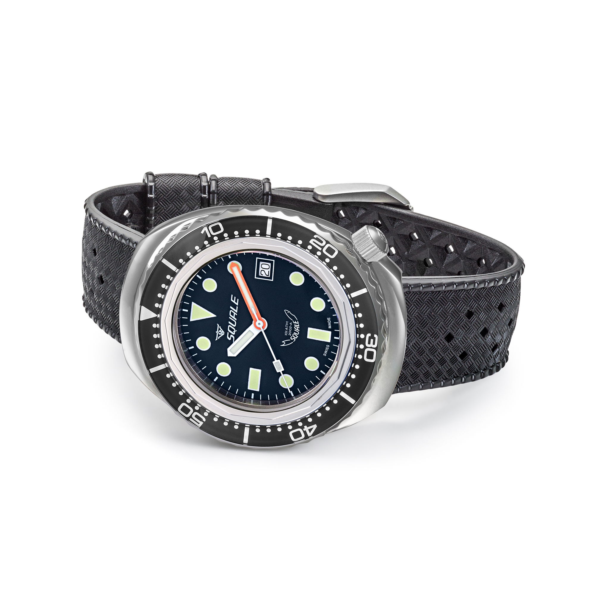 Squale 2002 Black Round Dots