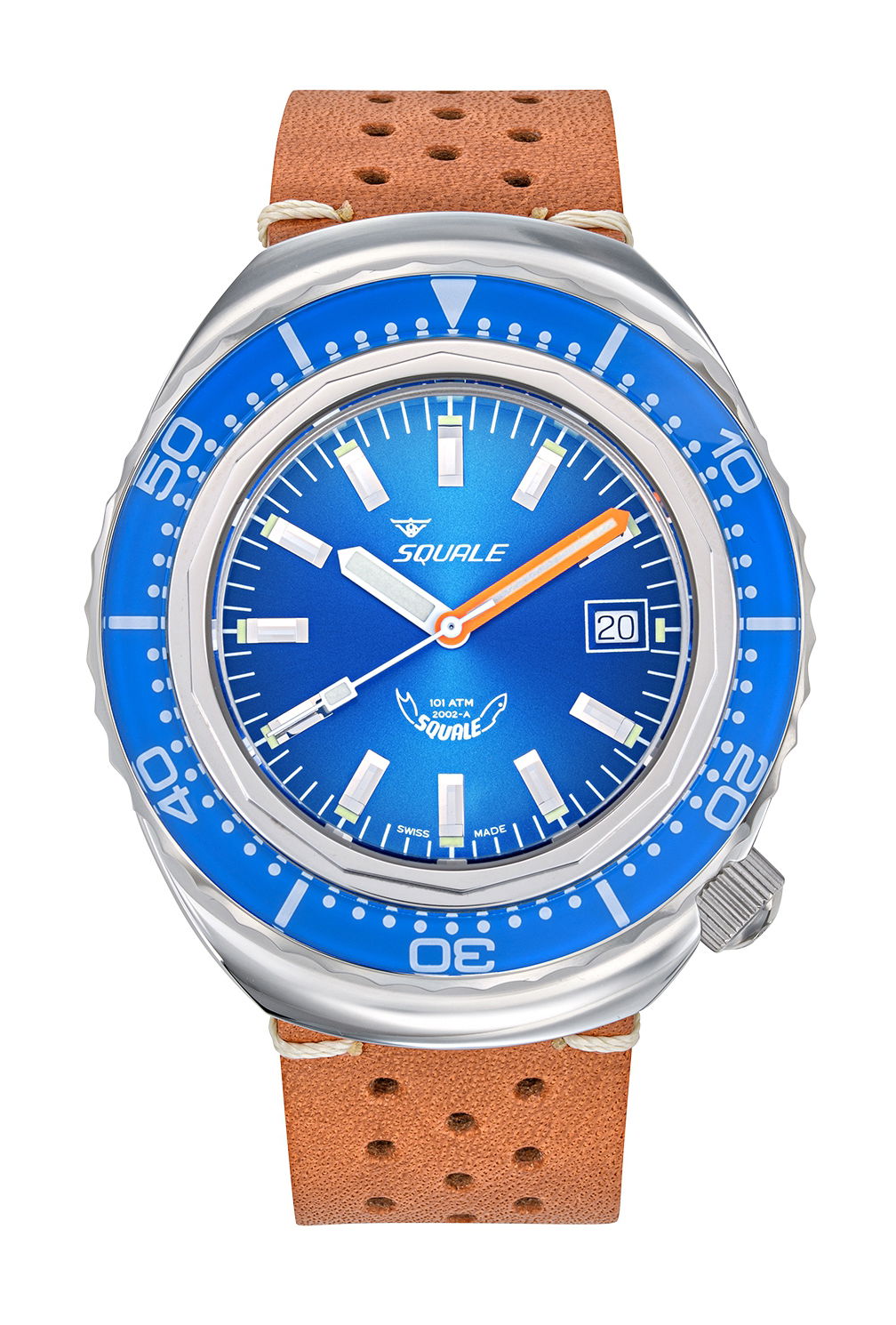 Squale 2002 Blue Leather