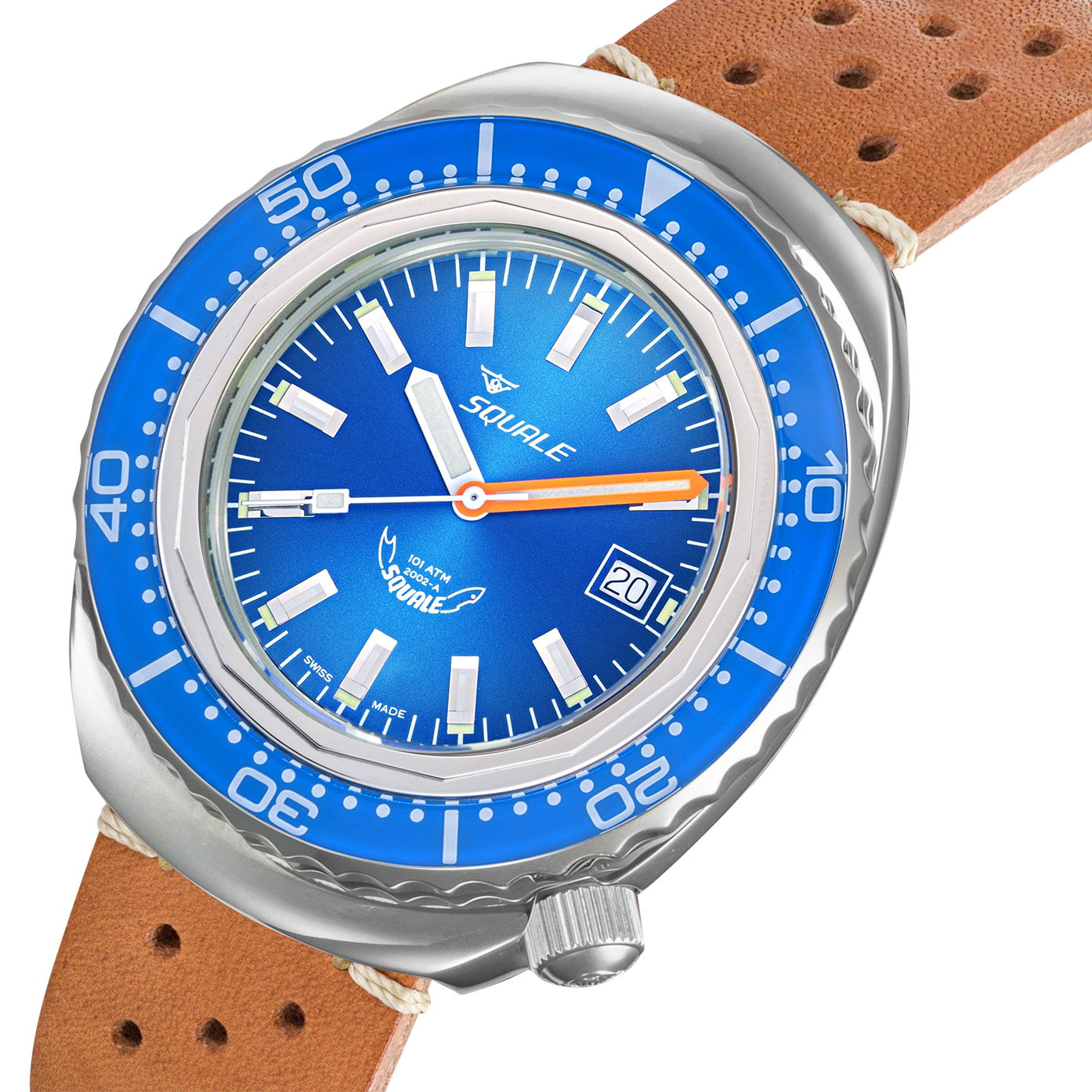 Squale 2002 Blue Leather