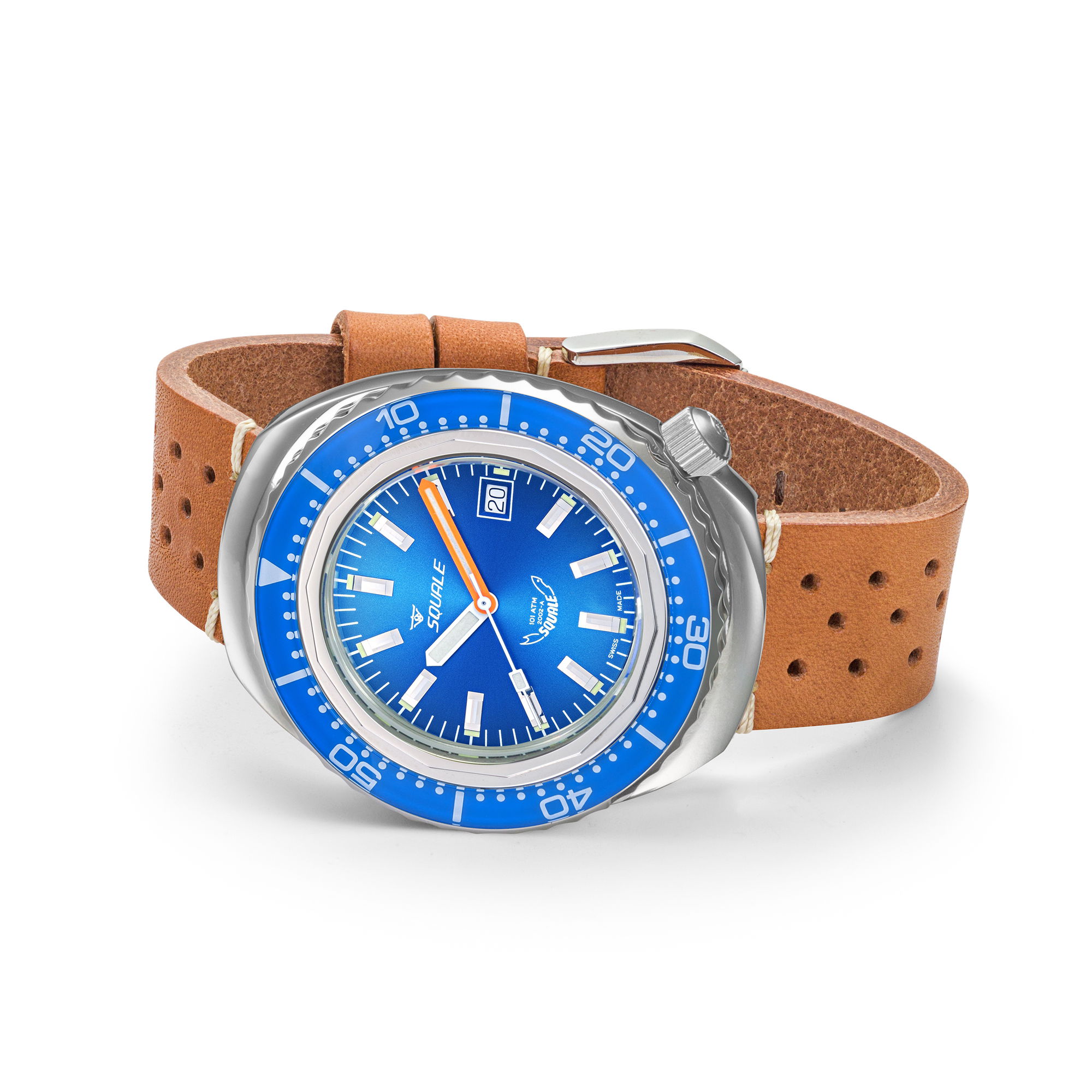 Squale 2002 Blue Leather