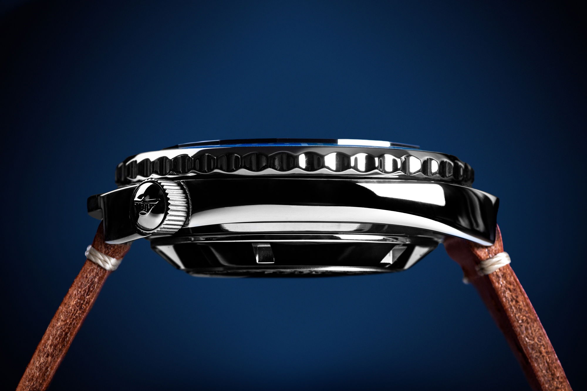 Squale 2002 Blue Leather