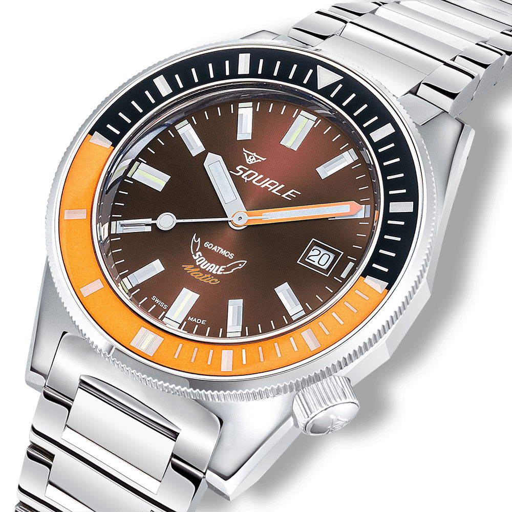 Squale Matic Chocolate Bracelet