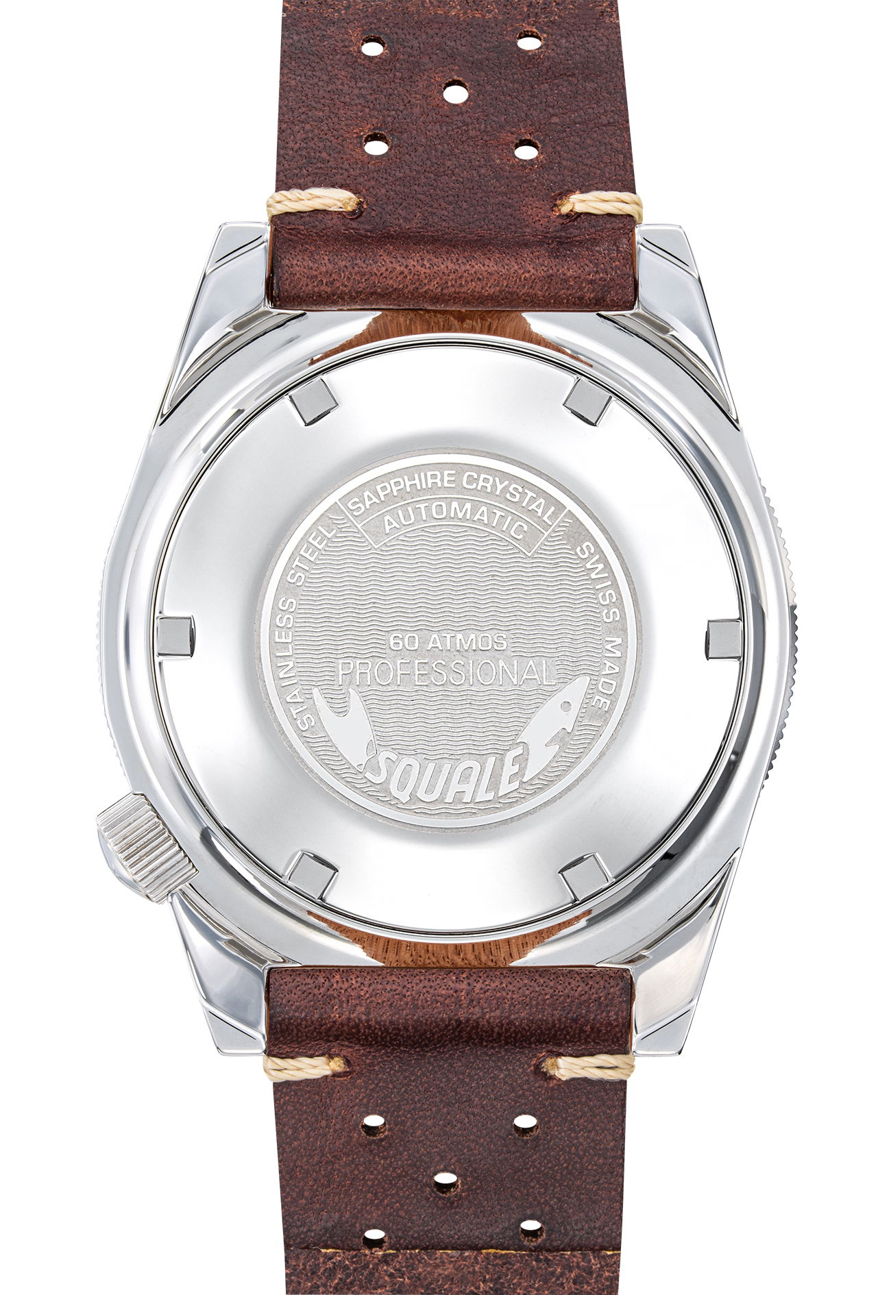 Squale Matic Chocolate Leather