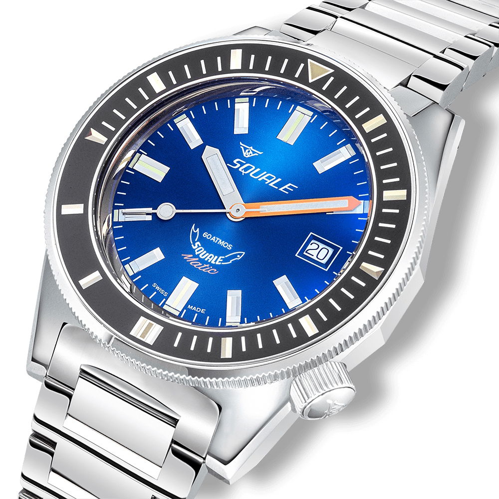 Squale Matic Dark Blue Bracelet