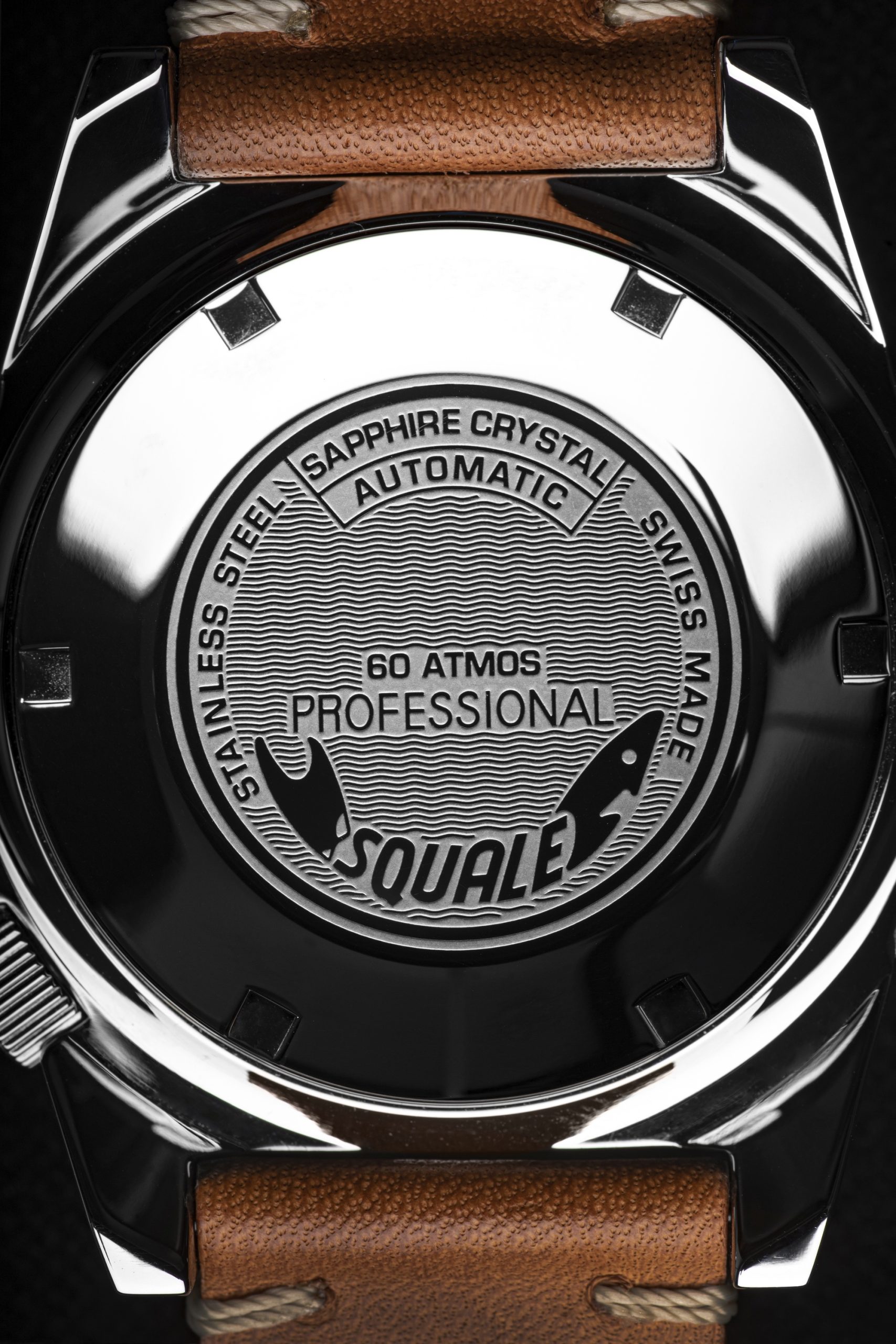 Squale Matic Dark Blue Leather