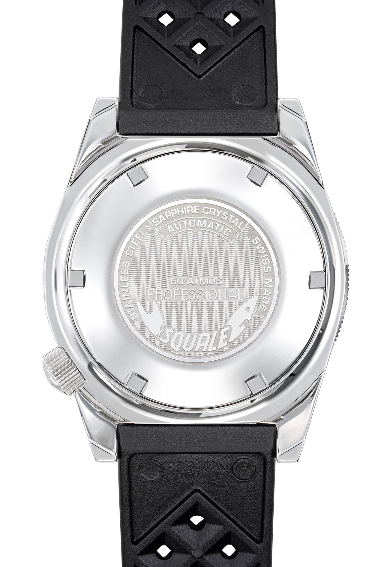 Squale Matic Grey Rubber