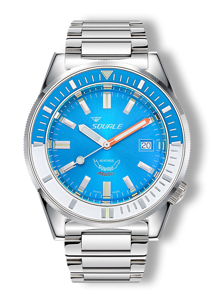 Squale Matic Light Blue Bracelet