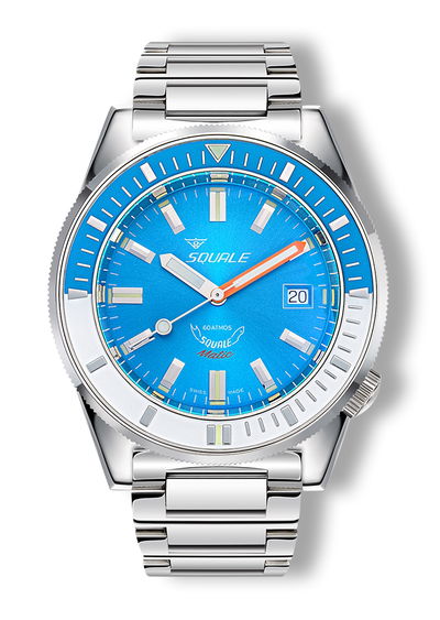 Squale Matic Light Blue Bracelet