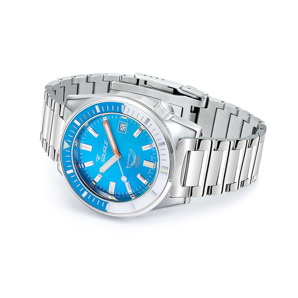 Squale Matic Light Blue Bracelet