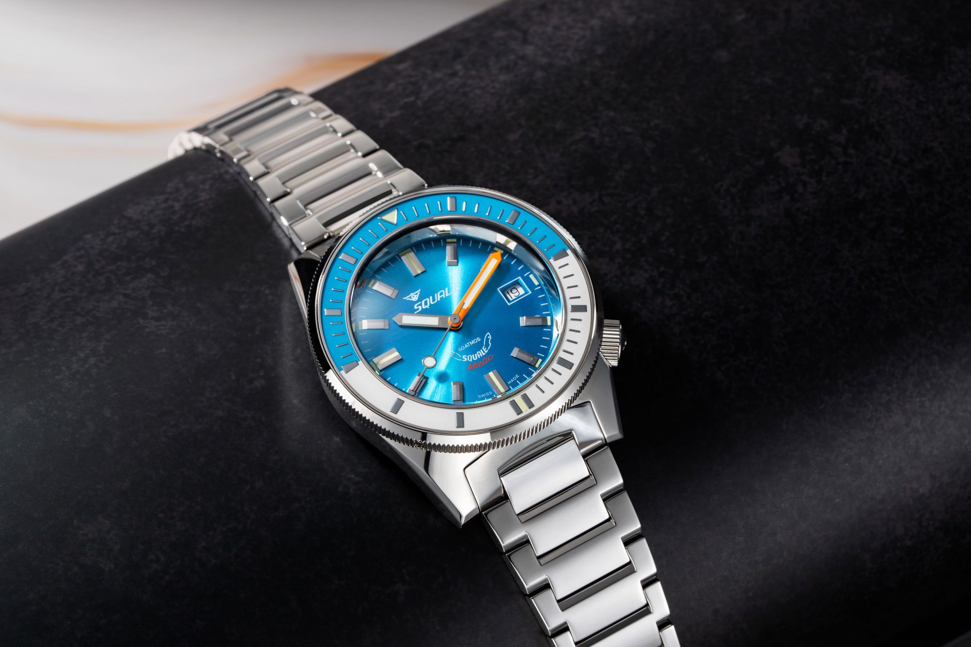 Squale Matic Light Blue Bracelet