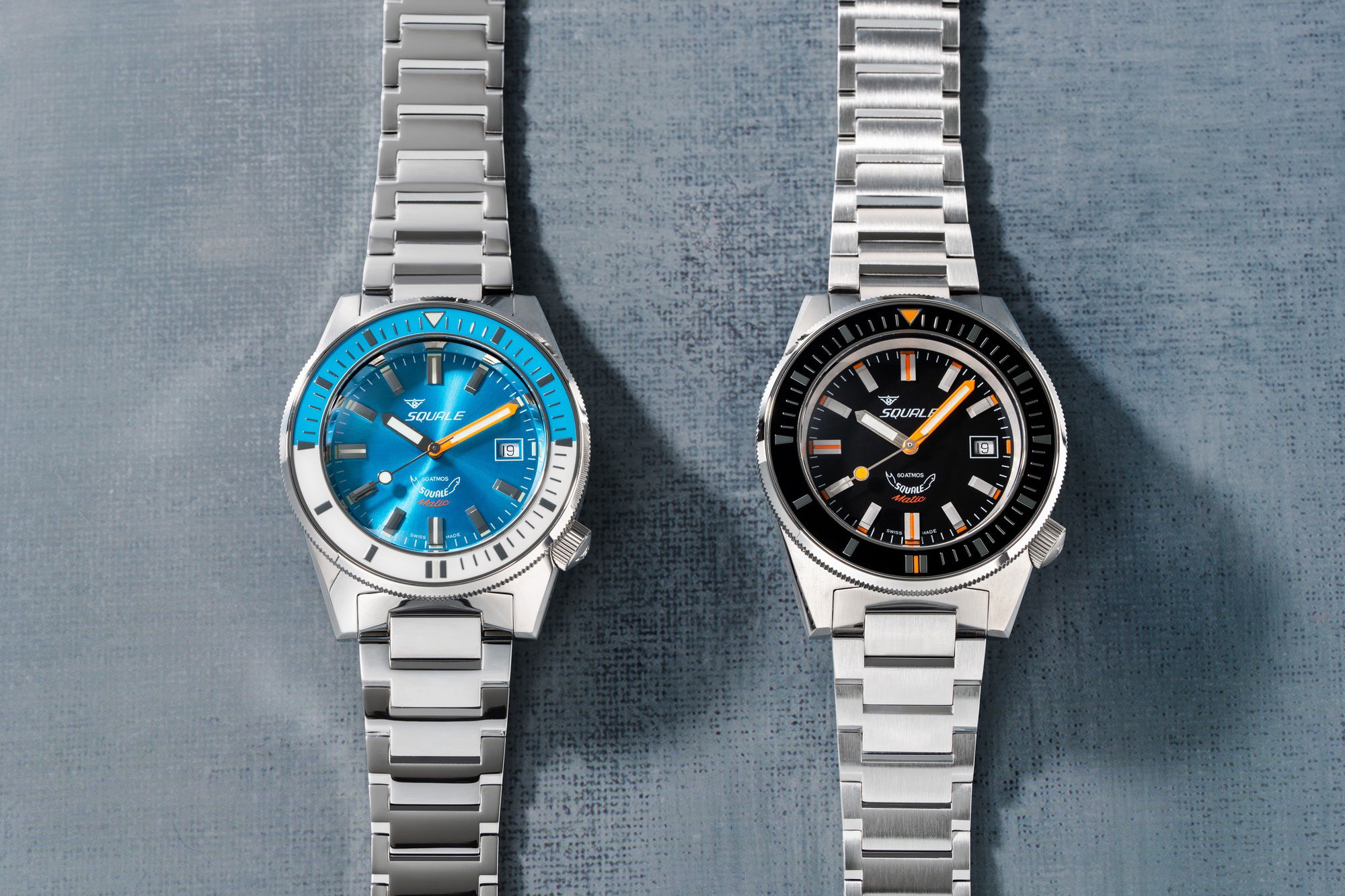 Squale Matic Satin Black Bracelet