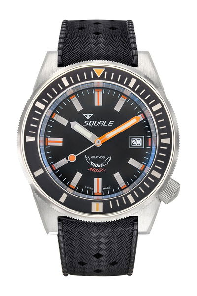 Squale Matic Satin Black Rubber