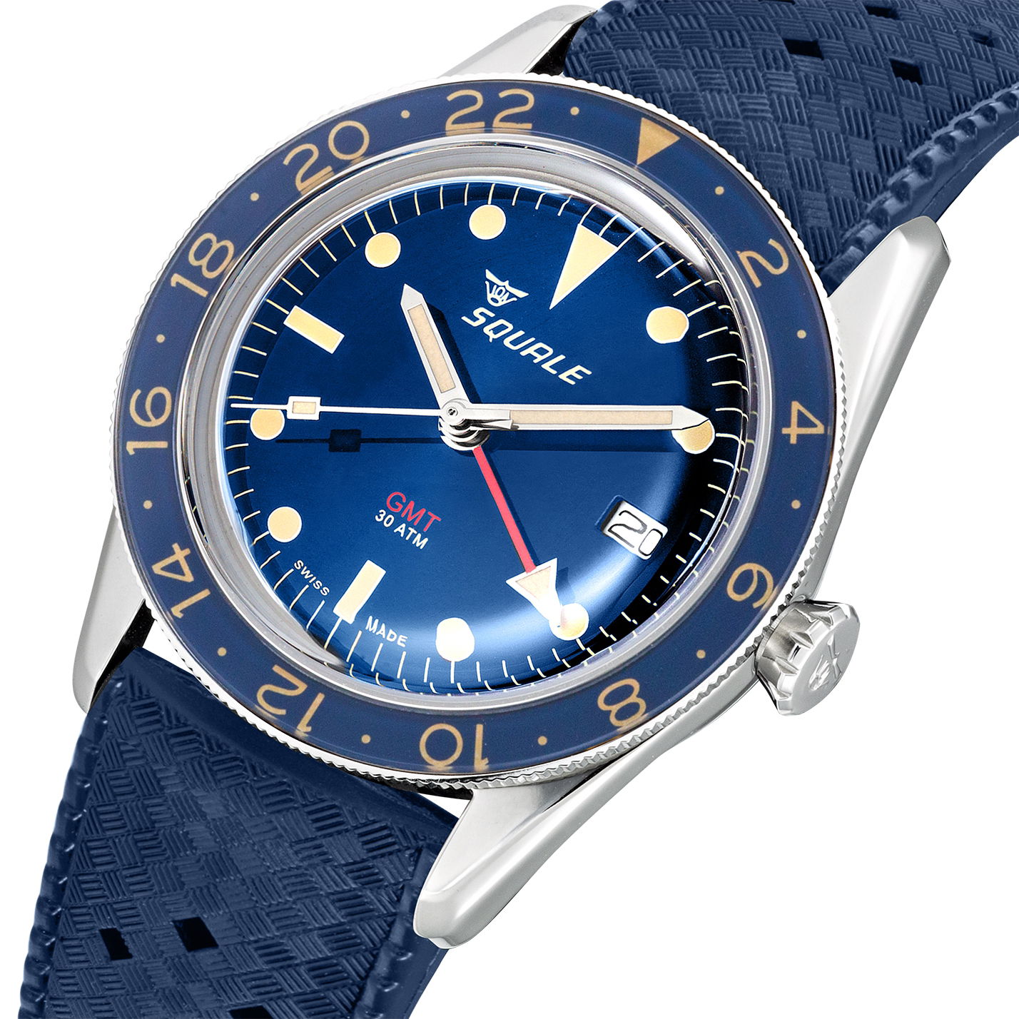 Squale Sub-39 GMT Vintage Blu