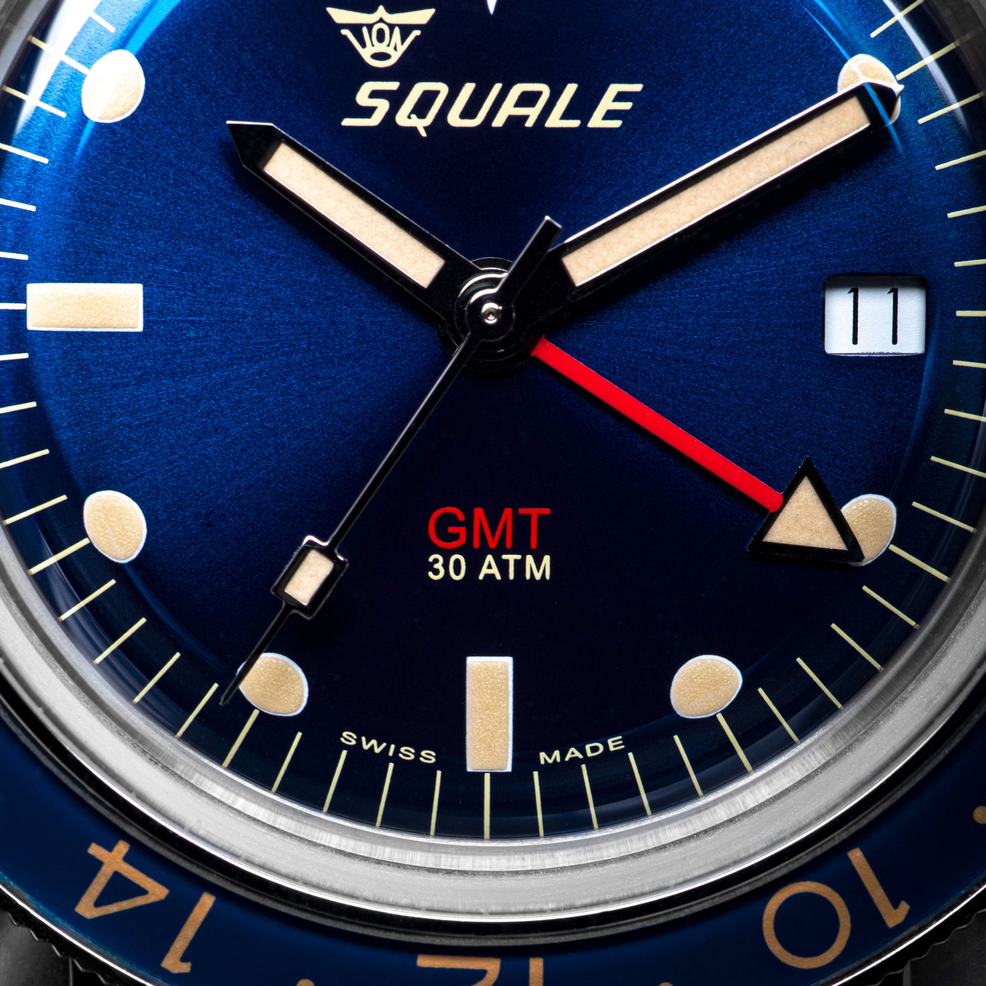 Squale Sub-39 GMT Vintage Blu