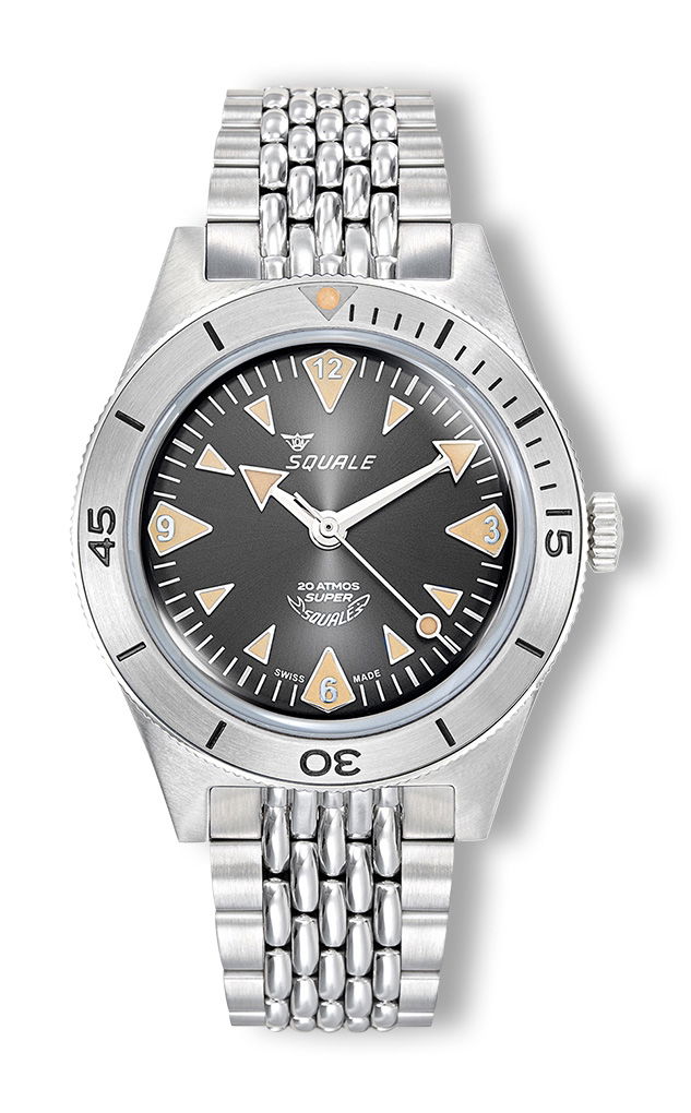 Squale Super-Squale Big Arrows Black Bracelet