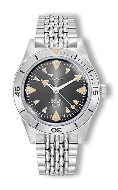 Squale Super-Squale Big Arrows Black Bracelet