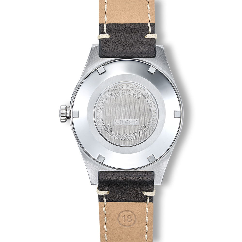 Squale Super-Squale Big Arrows Black Leather