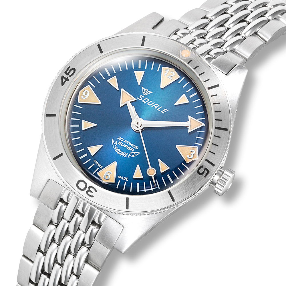 Squale Super-Squale Big Arrows Blue Bracelet