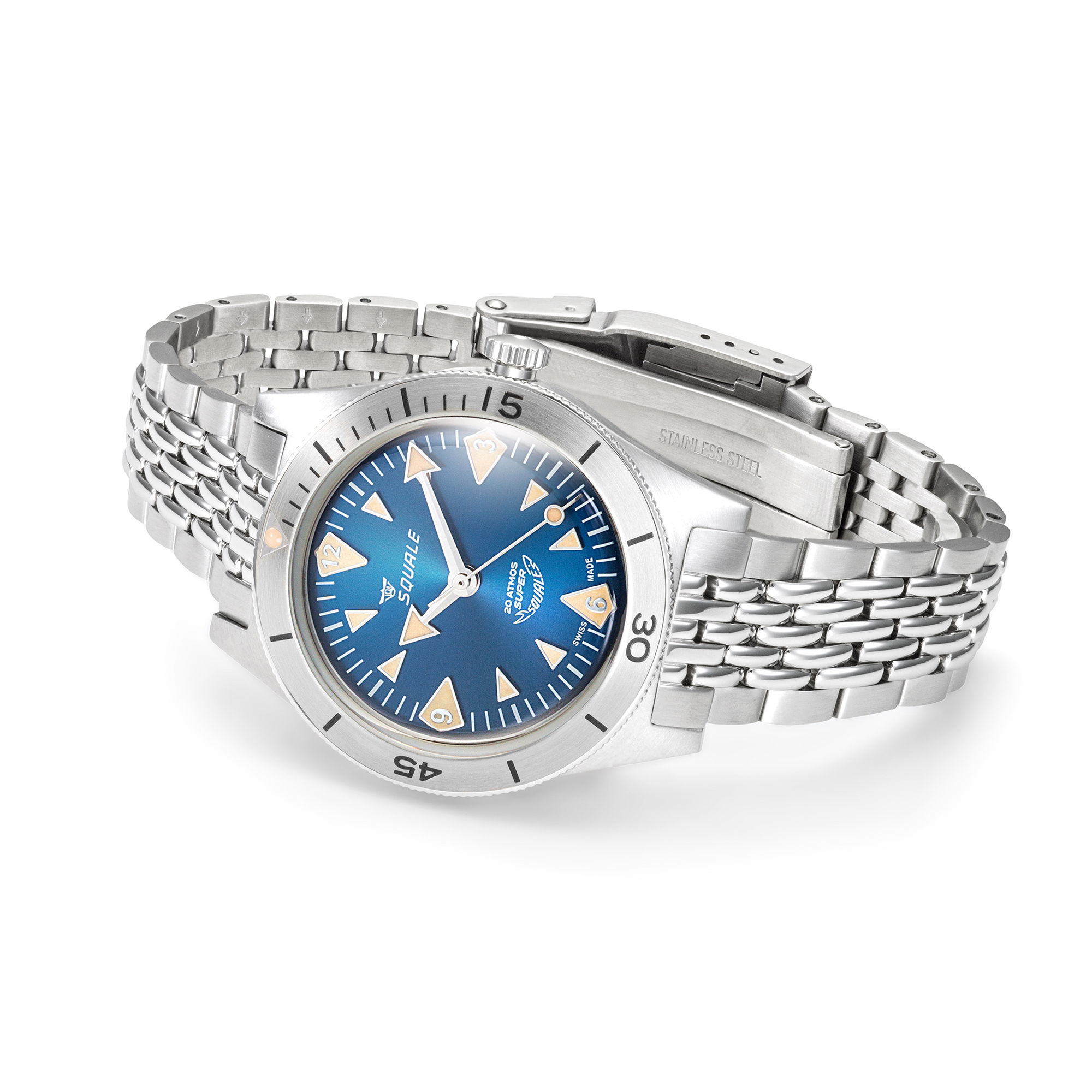 Squale Super-Squale Big Arrows Blue Bracelet