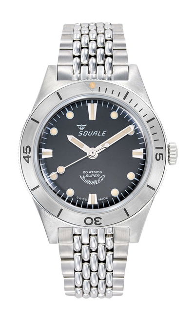 Squale Super-Squale Sunray Black Bracelet