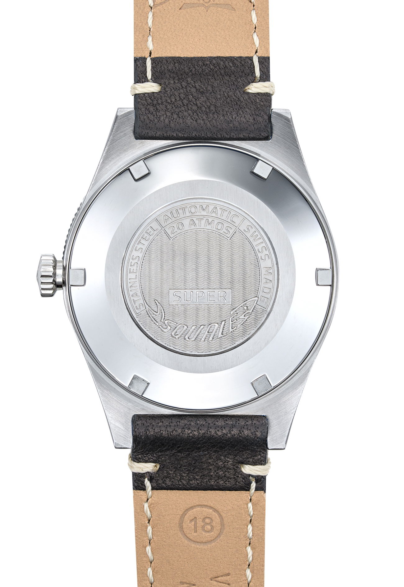 Squale Super-Squale Sunray Black Leather