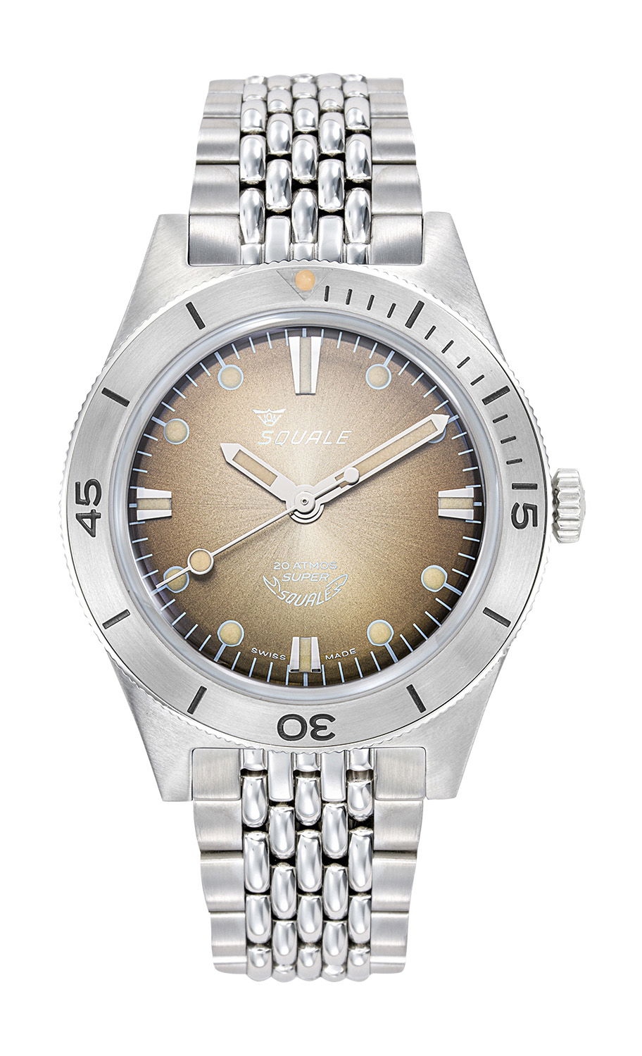 Squale Super-Squale Sunray Brown Bracelet