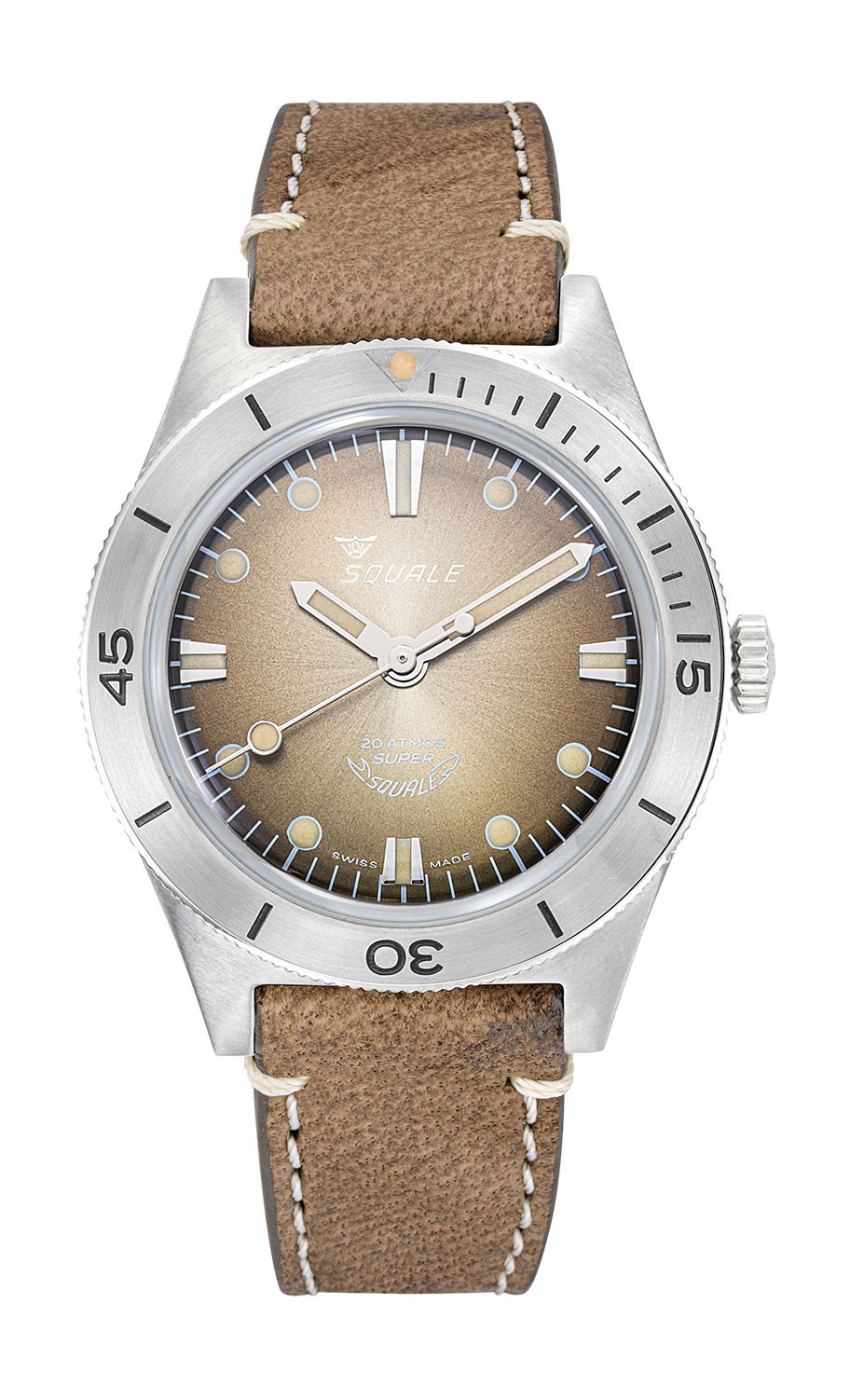 Squale Super-Squale Sunray Brown Leather