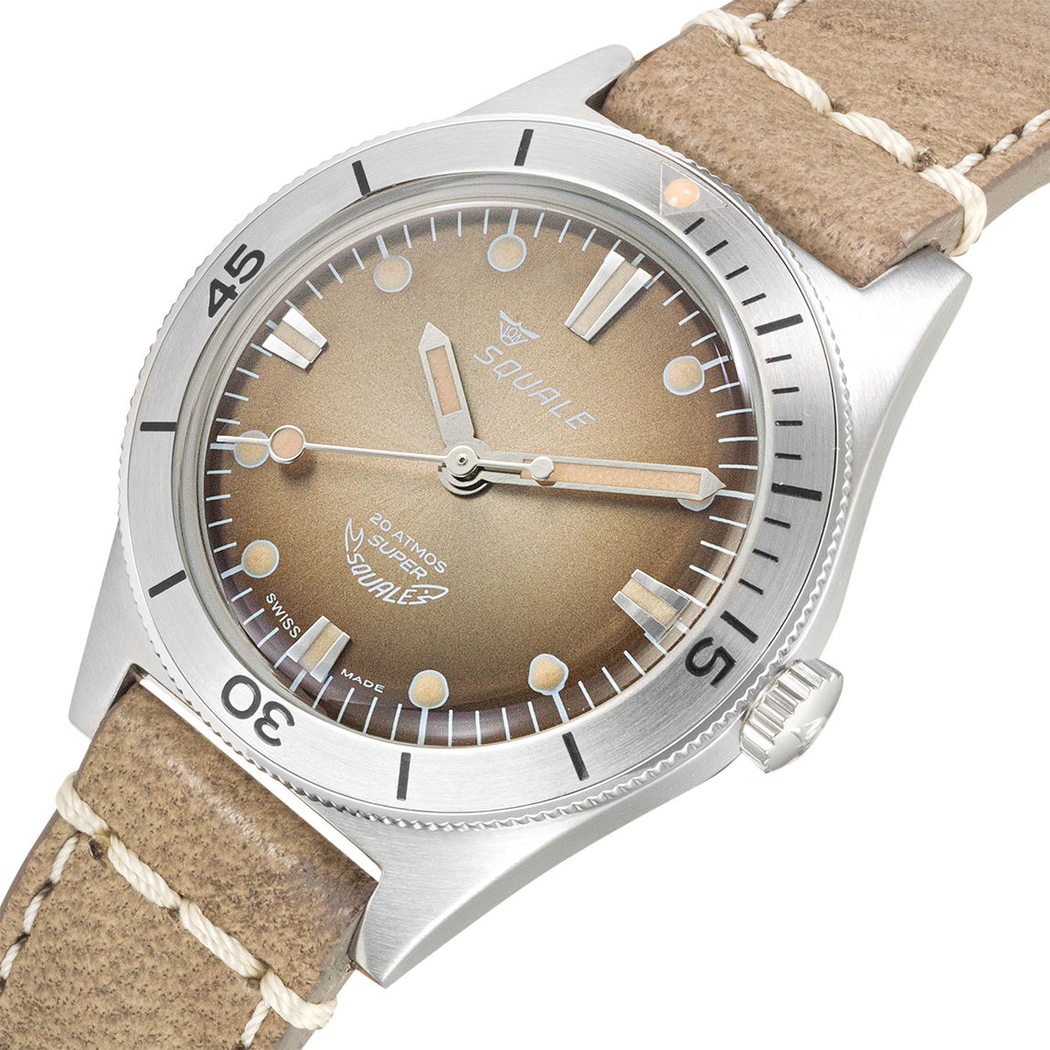 Squale Super-Squale Sunray Brown Leather