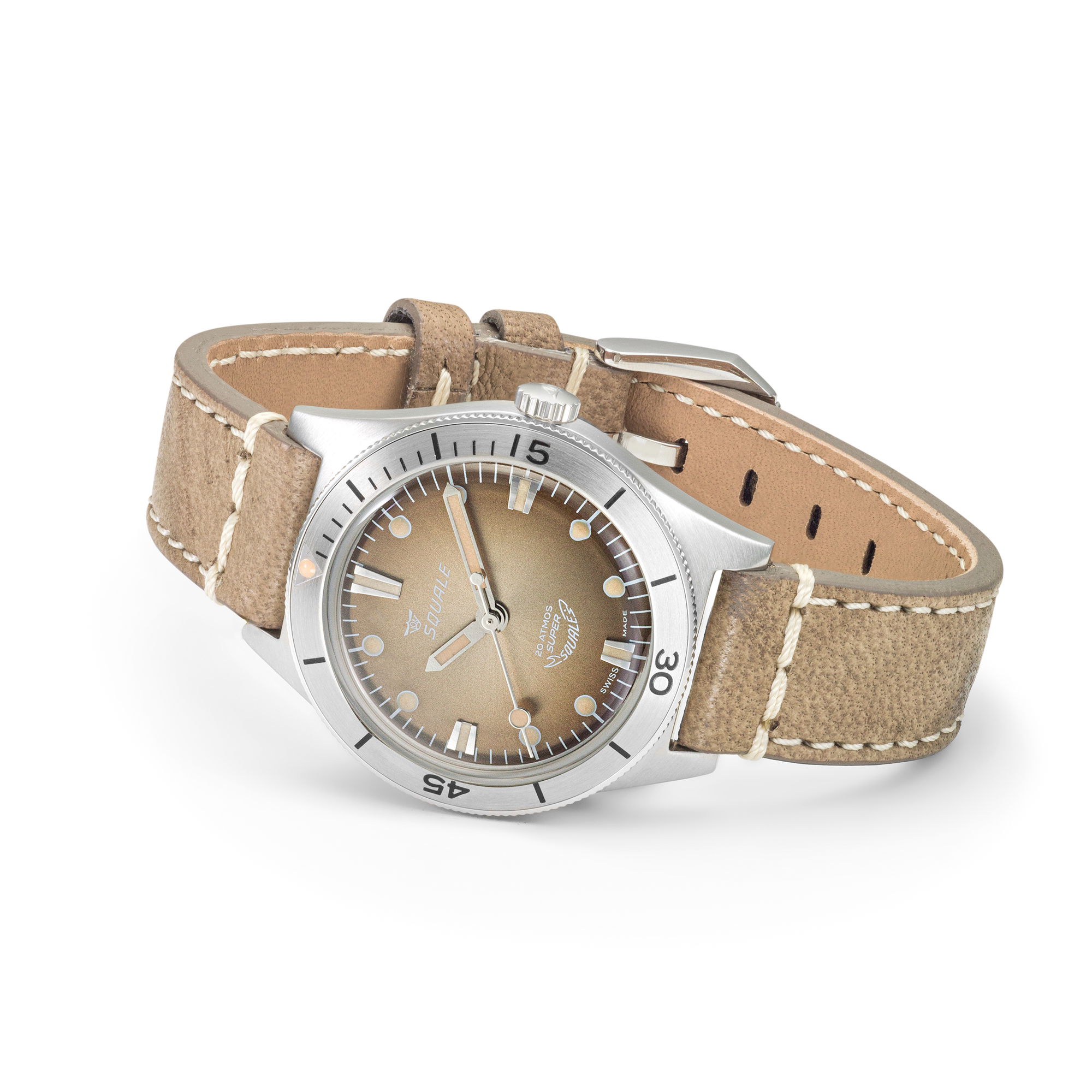 Squale Super-Squale Sunray Brown Leather