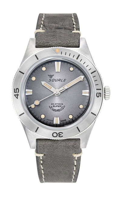 Squale Super-Squale Sunray Grey Leather