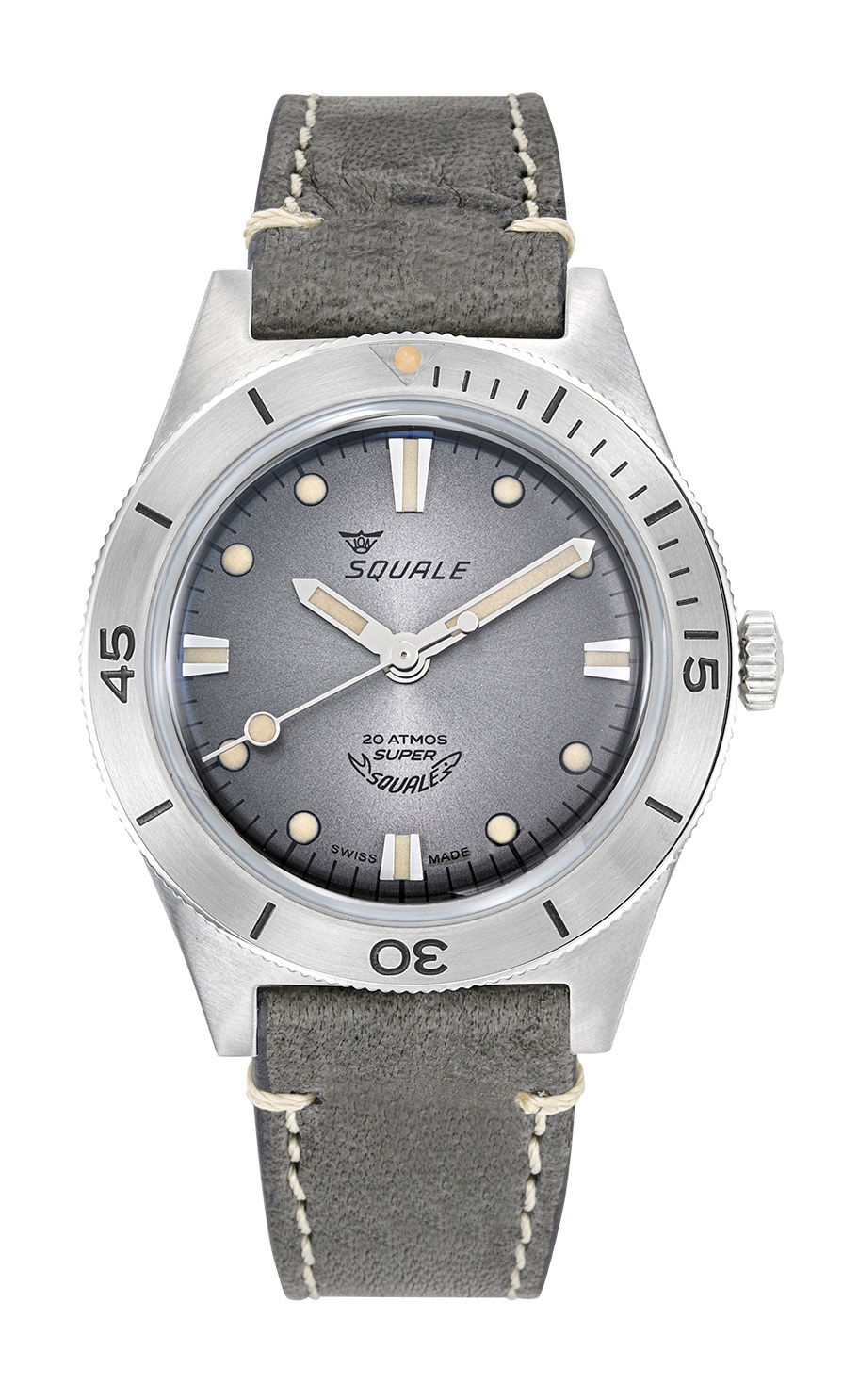 Squale Super-Squale Sunray Grey Leather