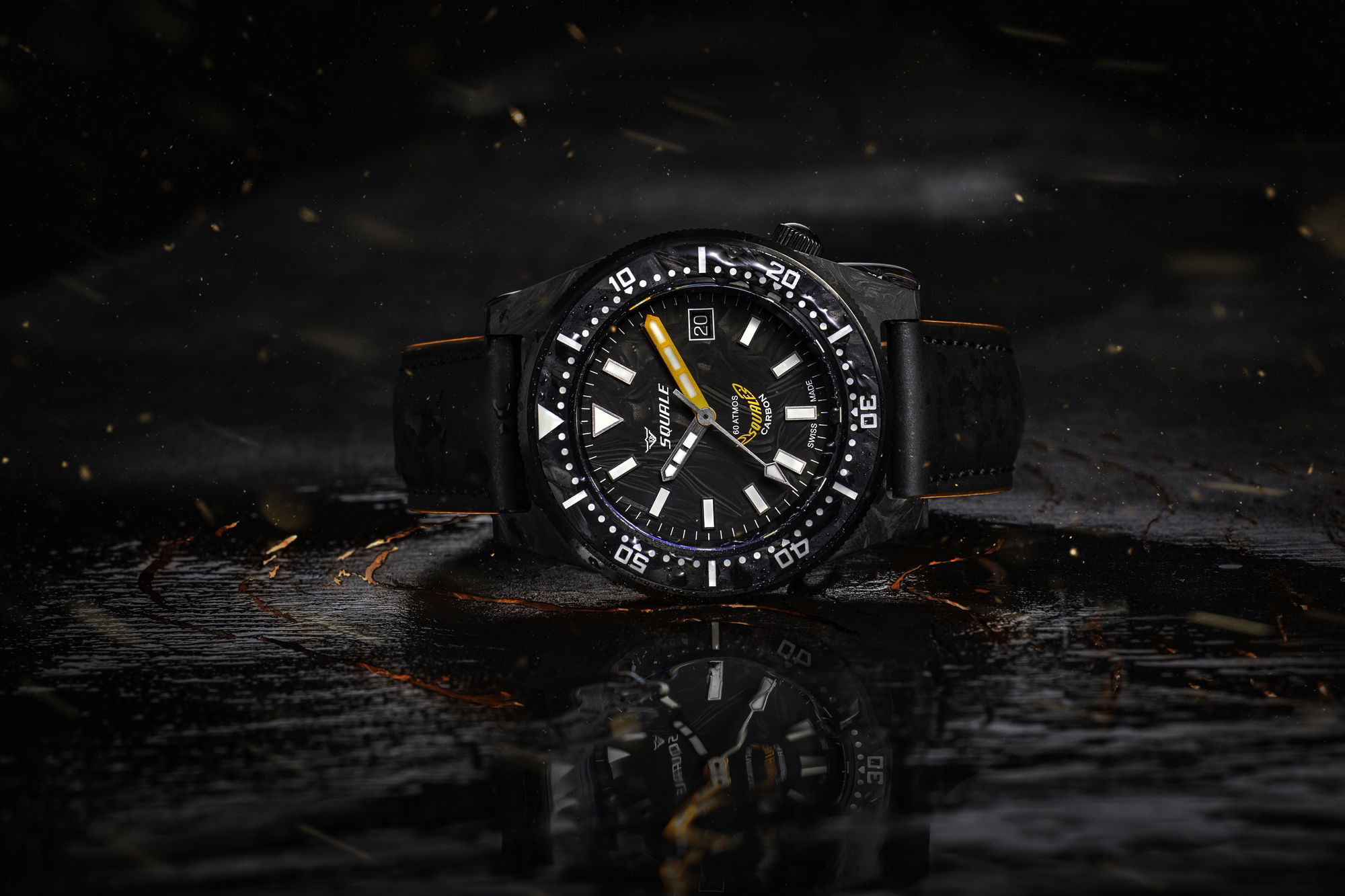 Squale T-183 Forged Carbon Orange