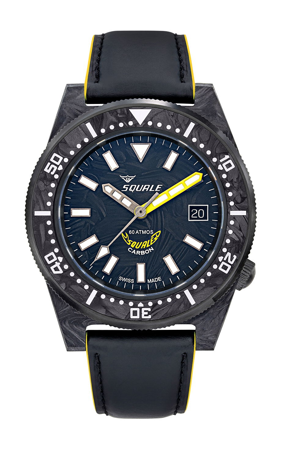 Squale T-183 Forged Carbon Yellow – T183AFCY.RLY – $1,720