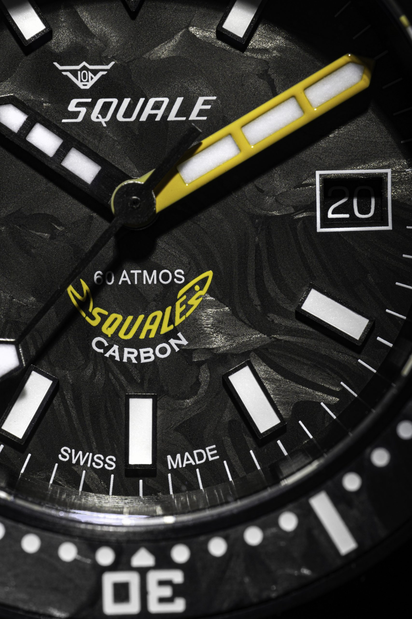 Squale T-183 Forged Carbon Yellow