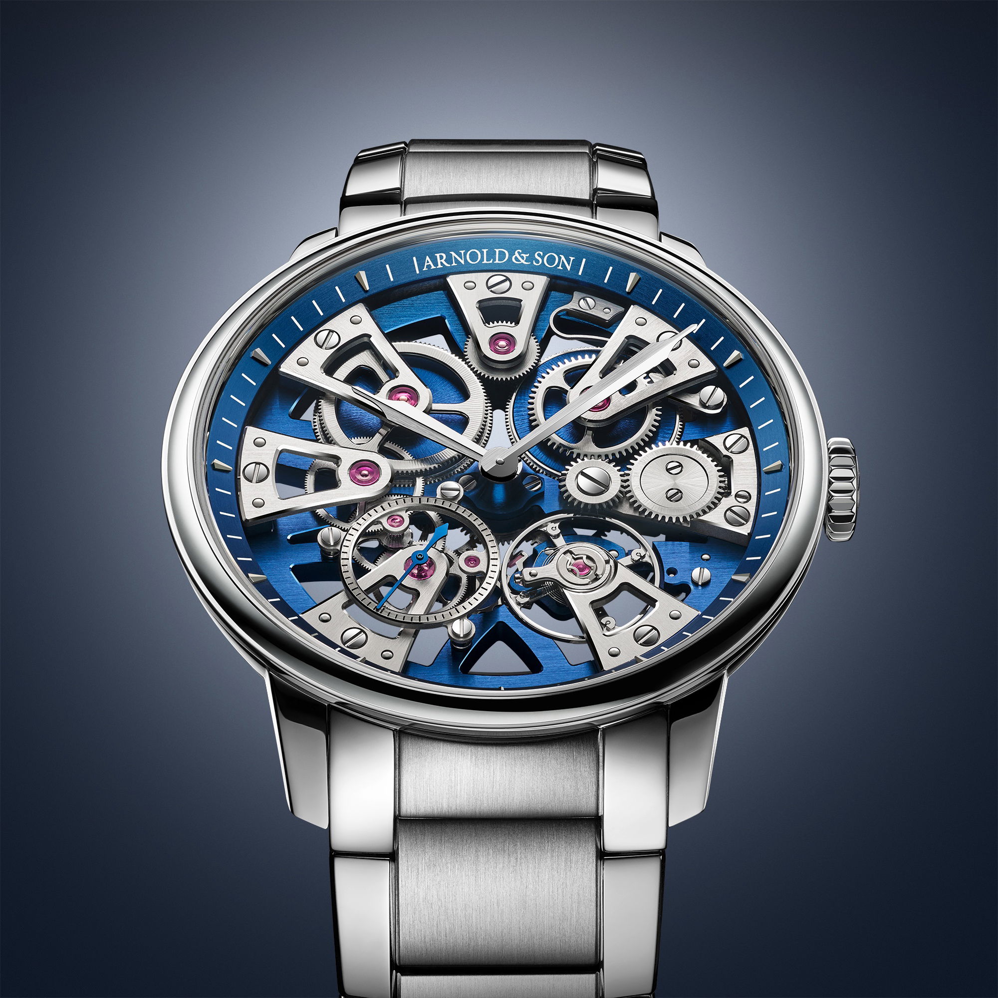 Arnold &amp; Son Nebula 40 Steel Blue