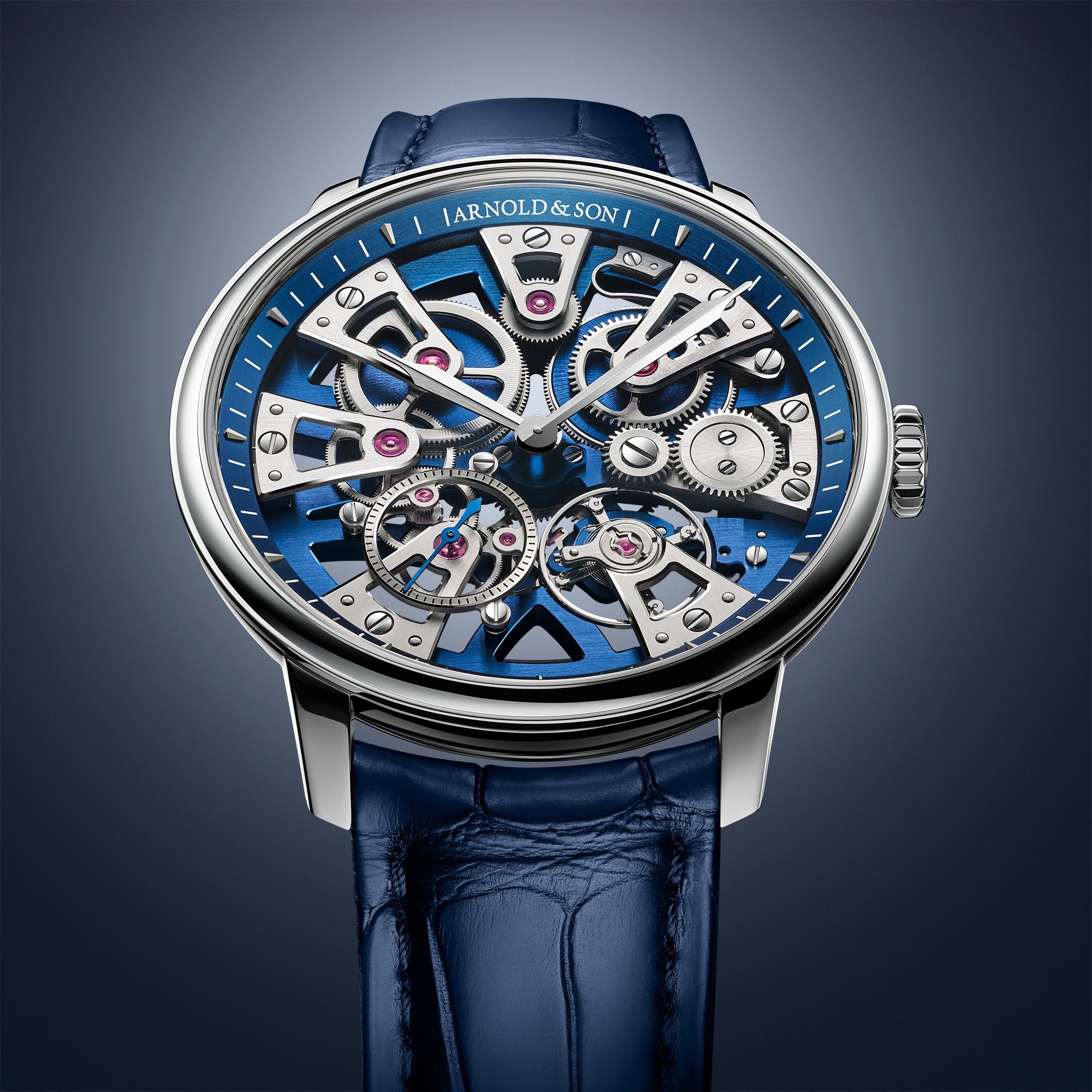 Arnold &amp; Son Nebula 40 Steel Blue