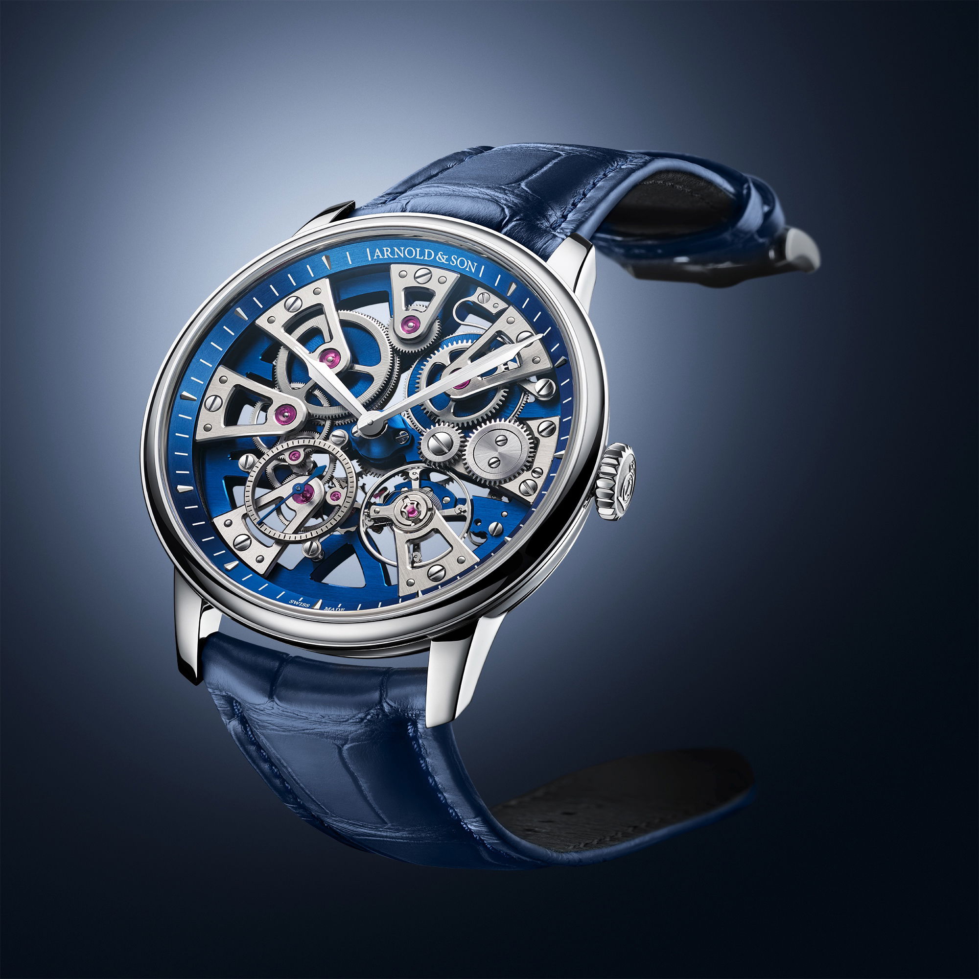 Arnold &amp; Son Nebula 40 Steel Blue