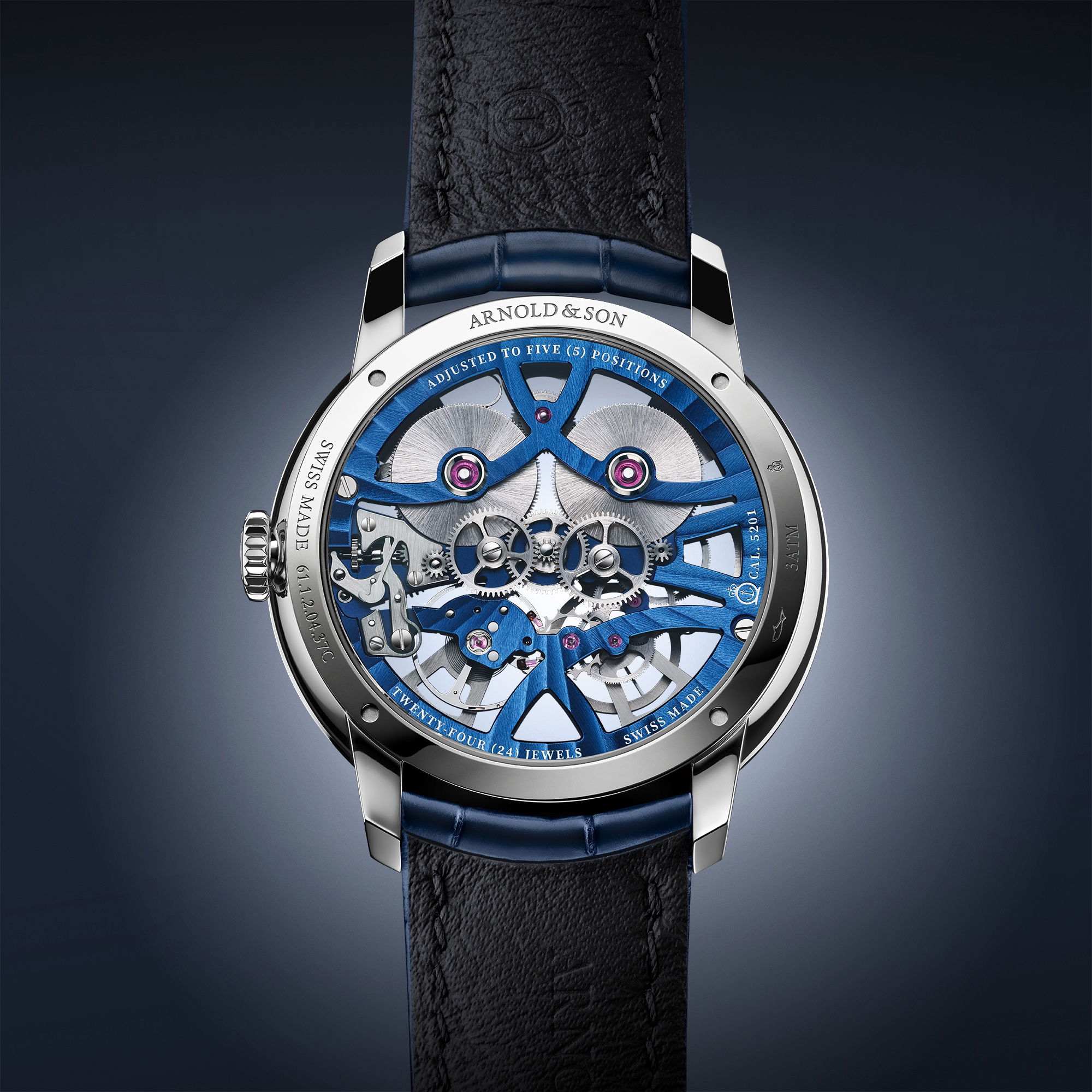 Arnold &amp; Son Nebula 40 Steel Blue