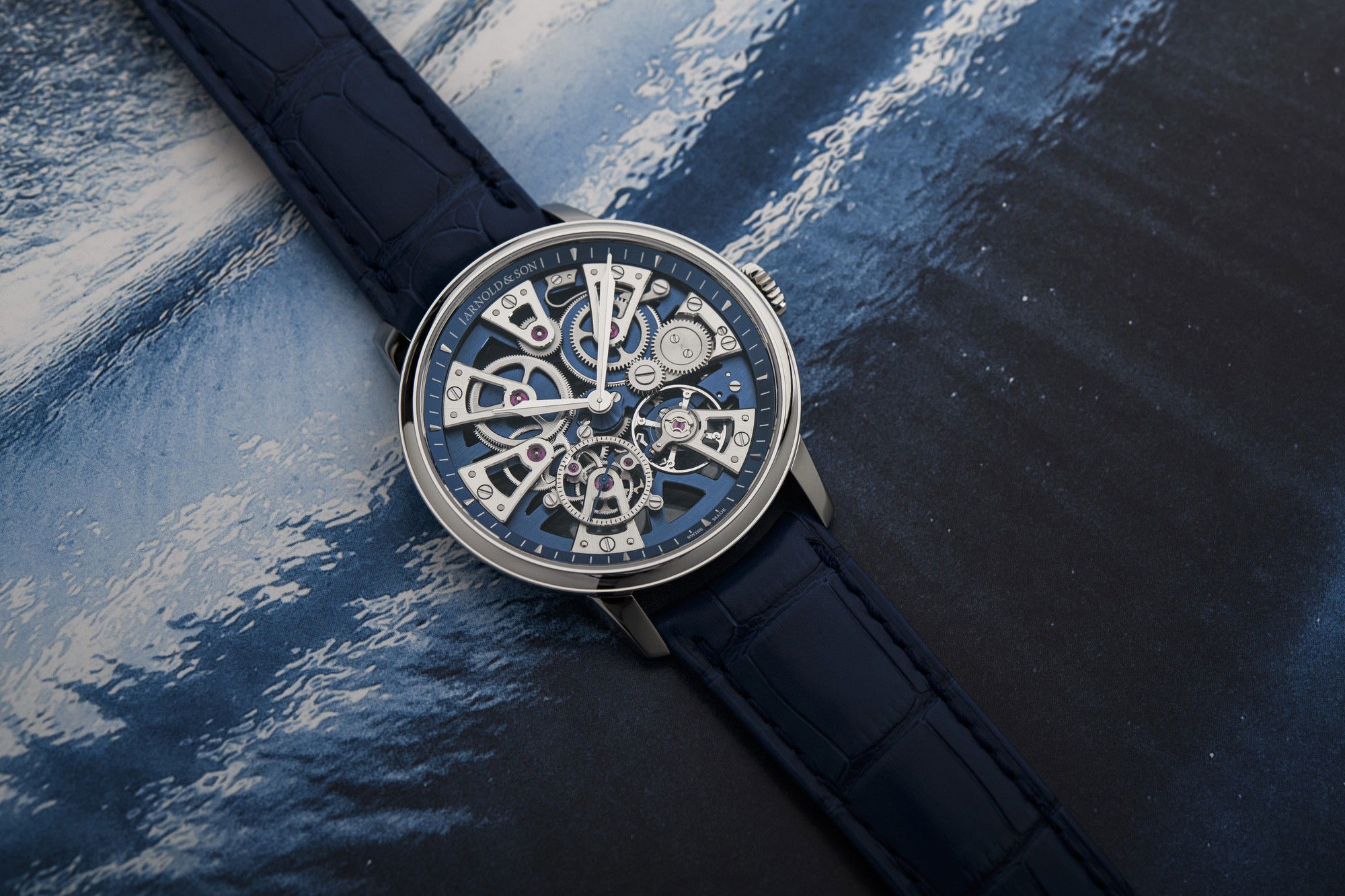 Arnold &amp; Son Nebula 40 Steel Blue