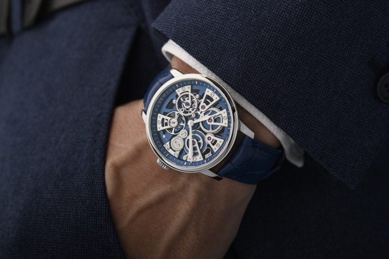 Arnold & Son Nebula 40 Steel Bleu
