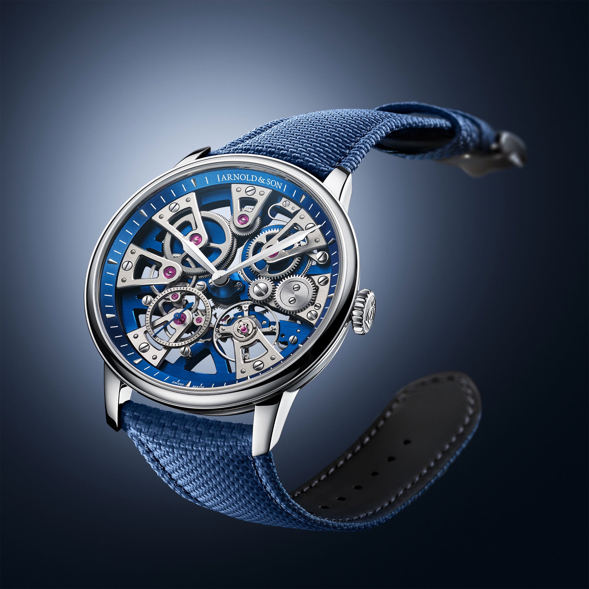 Arnold &amp; Son Nebula 40 Steel Blue