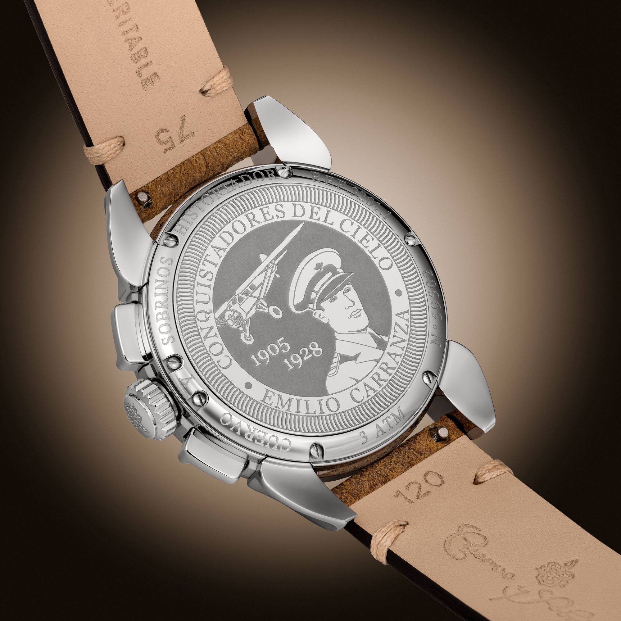 Cuervo y Sobrinos Chronograph Emilio Carranza