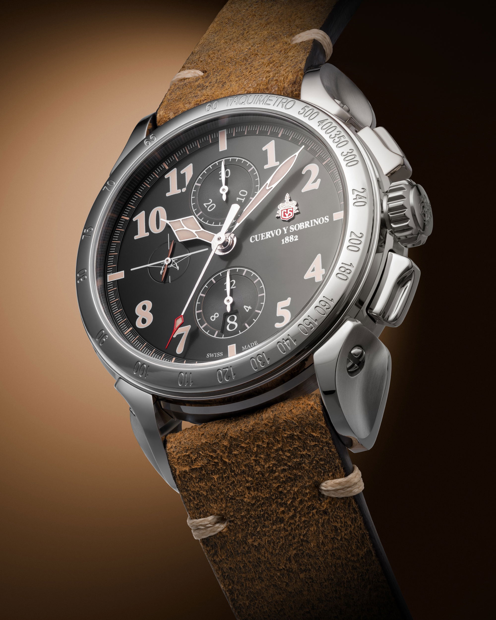 Cuervo y Sobrinos Chronograph Emilio Carranza